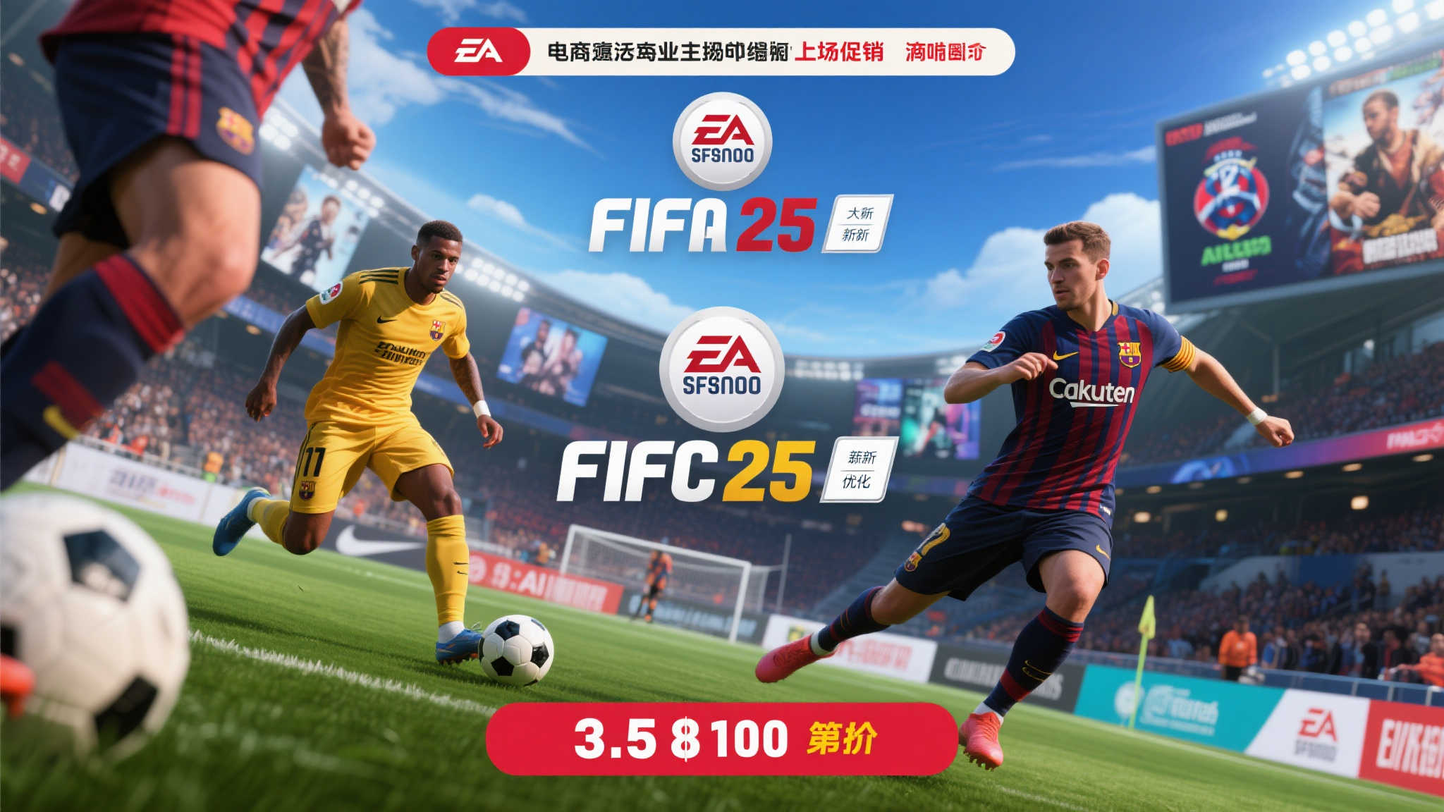 EA携手Steam大促销：《FC 25》等佳作创造历史新低价！